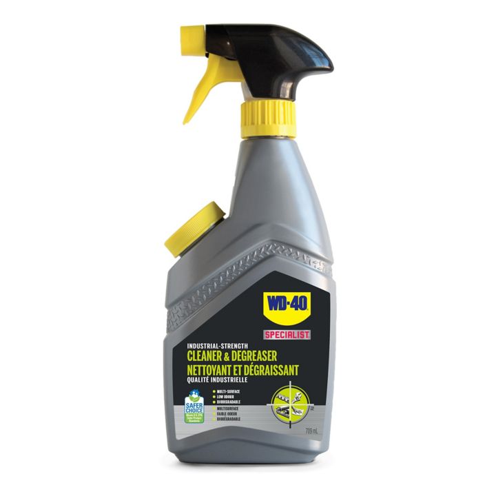 0380409 WD-40 Specialist Industrial Strength Cleaner & Degreaser Refillable Spray Bottle, 709-mL