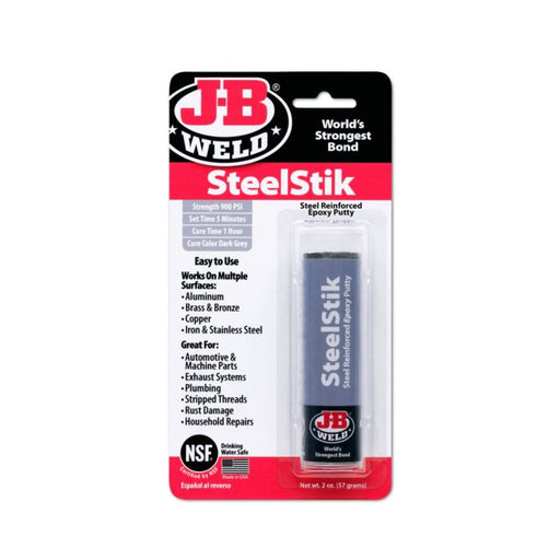 8247 J-B Weld SteelStik Epoxy Putty Stick, 57-g