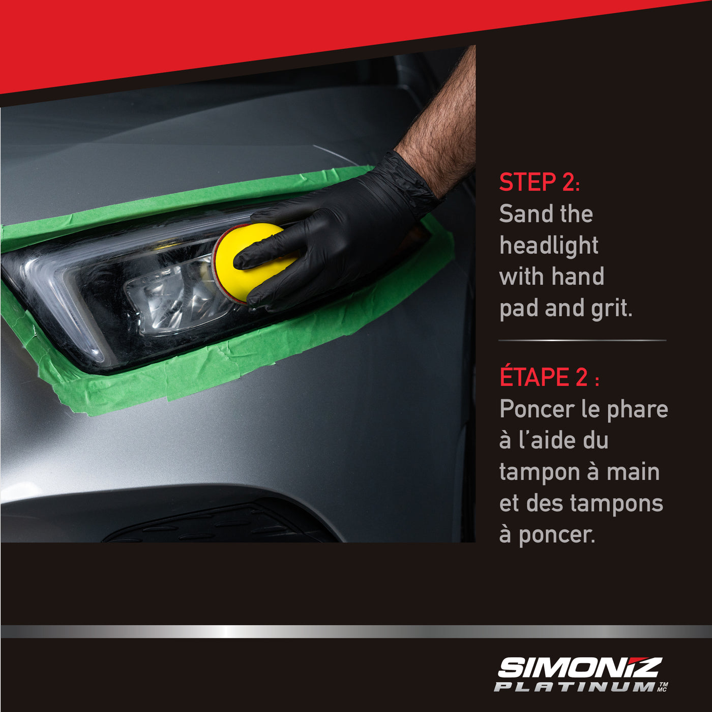 SIMONIZ Platinum Heavy Duty Headlight Restoration Kit — Partsource