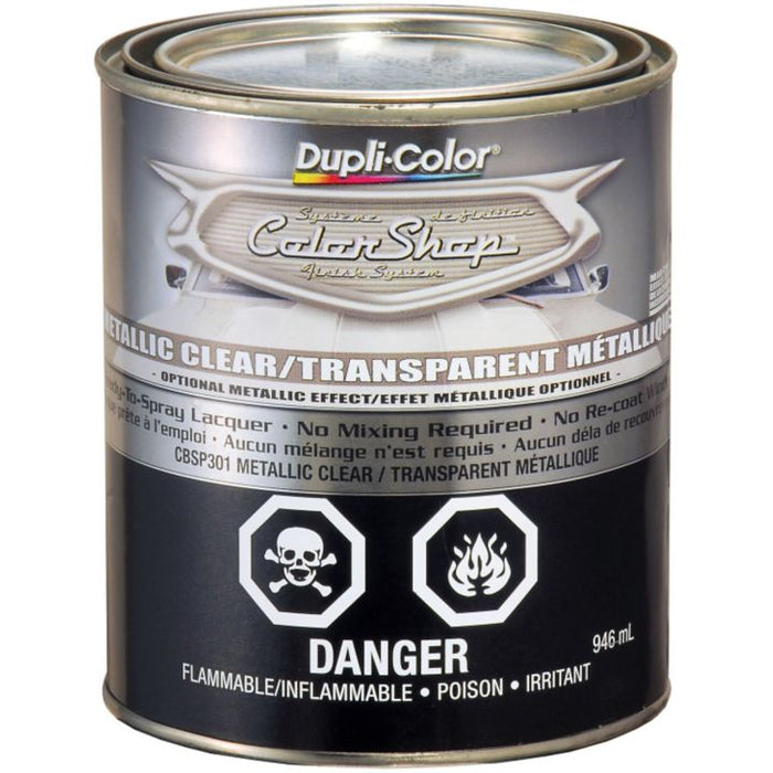 Dupli-Color Clear Paint Shop Finish System, 946ml
