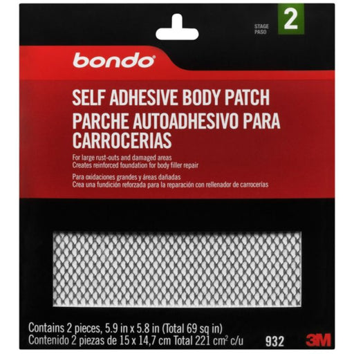 932 Bondo Self-Adhesive Body Patch