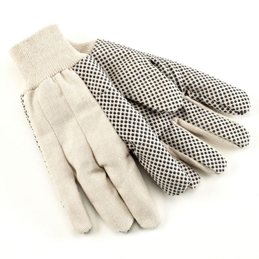 7103L Cotton PVC Dotted Gloves