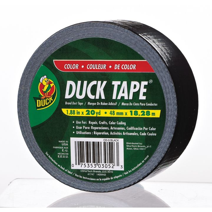 CD-10 BLACK Duck Tape Black Duct Tape