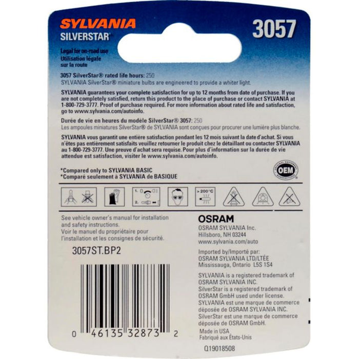 3057ST.BP2 3057 Sylvania SilverStar® Mini Bulbs
