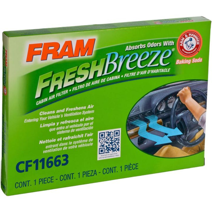 CF11663 FRAM Fresh Breeze Cabin Air Filter