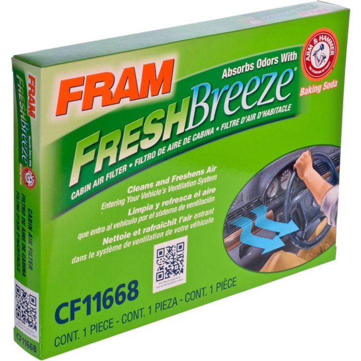 CF11668 FRAM Fresh Breeze Cabin Air Filter
