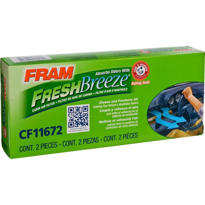 CF11672 FRAM Fresh Breeze Cabin Air Filter