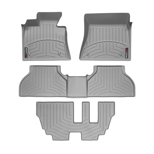 46095-1-2-3 WeatherTech® Custom Front, Rear and 3rd Row FloorLiner™ Kit, Grey