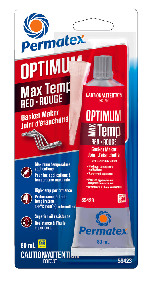 Permatex® Optimum Red High-Temp Gasket, 80mL Tube