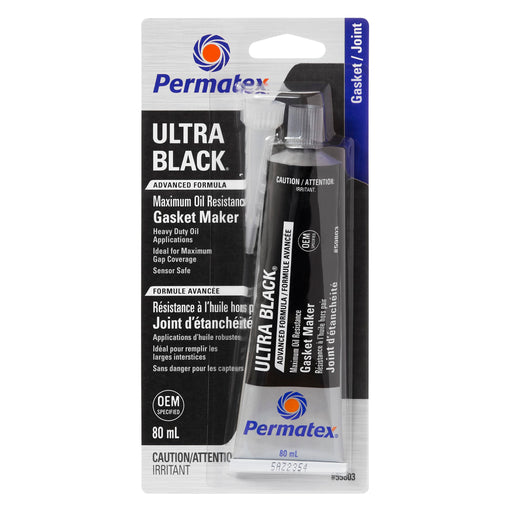 Permatex® Ultra Black® Gasket Maker 598BR, 80mL Tube