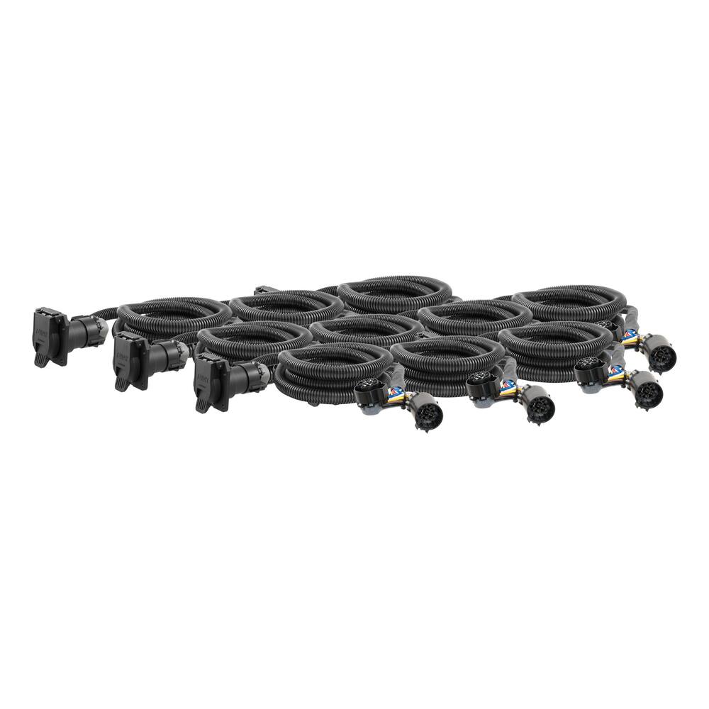 56070010 7' Extension Harnesses (Adds 7-Way Blade to Truck Bed, 10Pk)