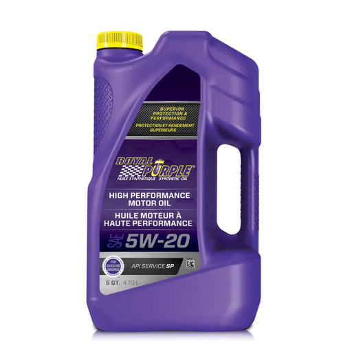 Royal Purple High Performance 5W20 Synthetic Engine/Motor Oil, 4.73-L