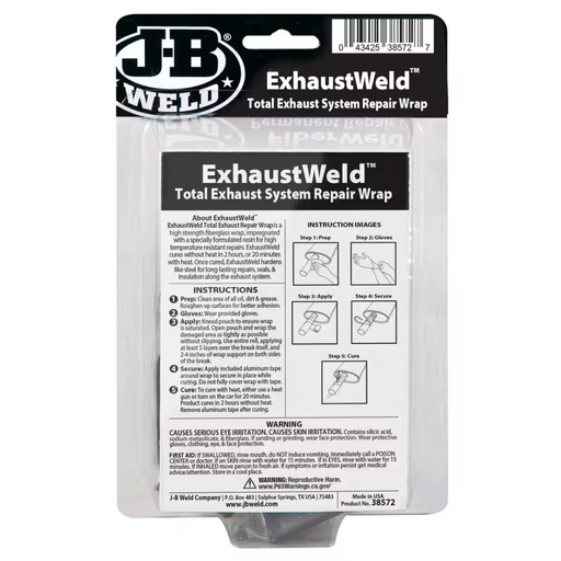 JB Weld Exhaust Weld Total Exhaust Repair Wrap, Single, 2-in x 72-in