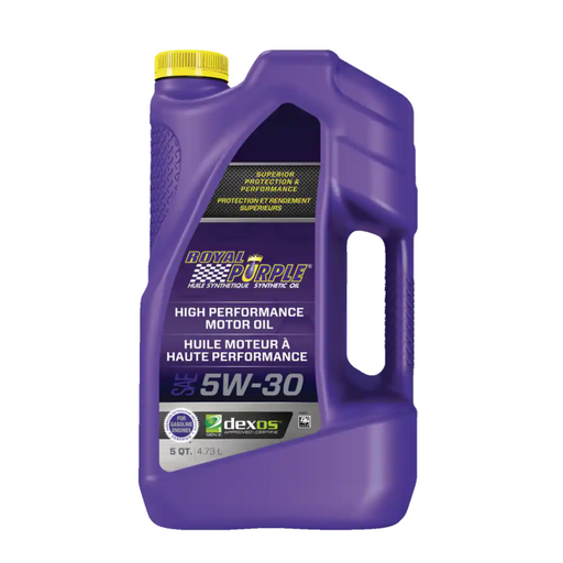 Royal Purple High Performance 5W30 Synthetic Engine/Motor Oil, 4.73-L