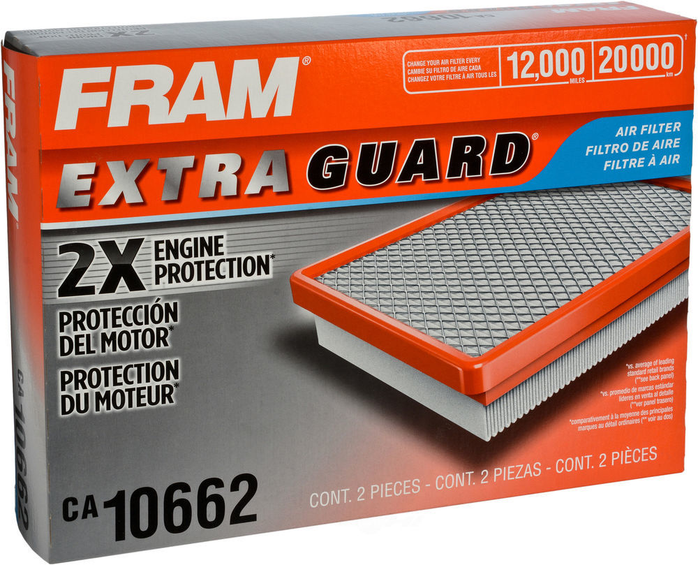 CA10662 FRAM Extra Guard Air Filter