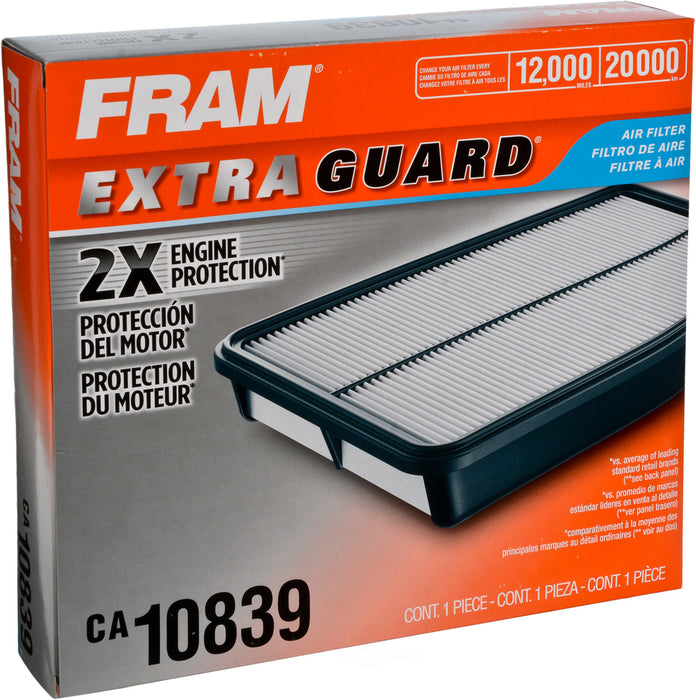 CA10839 FRAM Extra Guard Air Filter