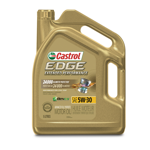 Castrol EDGE Extended Performance 5W30 Synthetic Engine/Motor Oil, 5-L