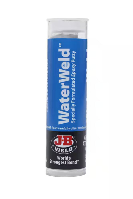 JB Weld Ultra Bond Waterweld Epoxy Putty Stick, Off-White, 57-g