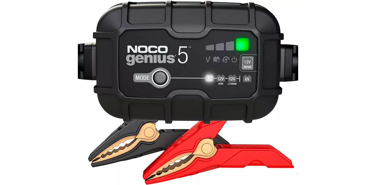 0111983 NOCO Genius5 Battery Charger, Maintainer & Desulfator — Partsource