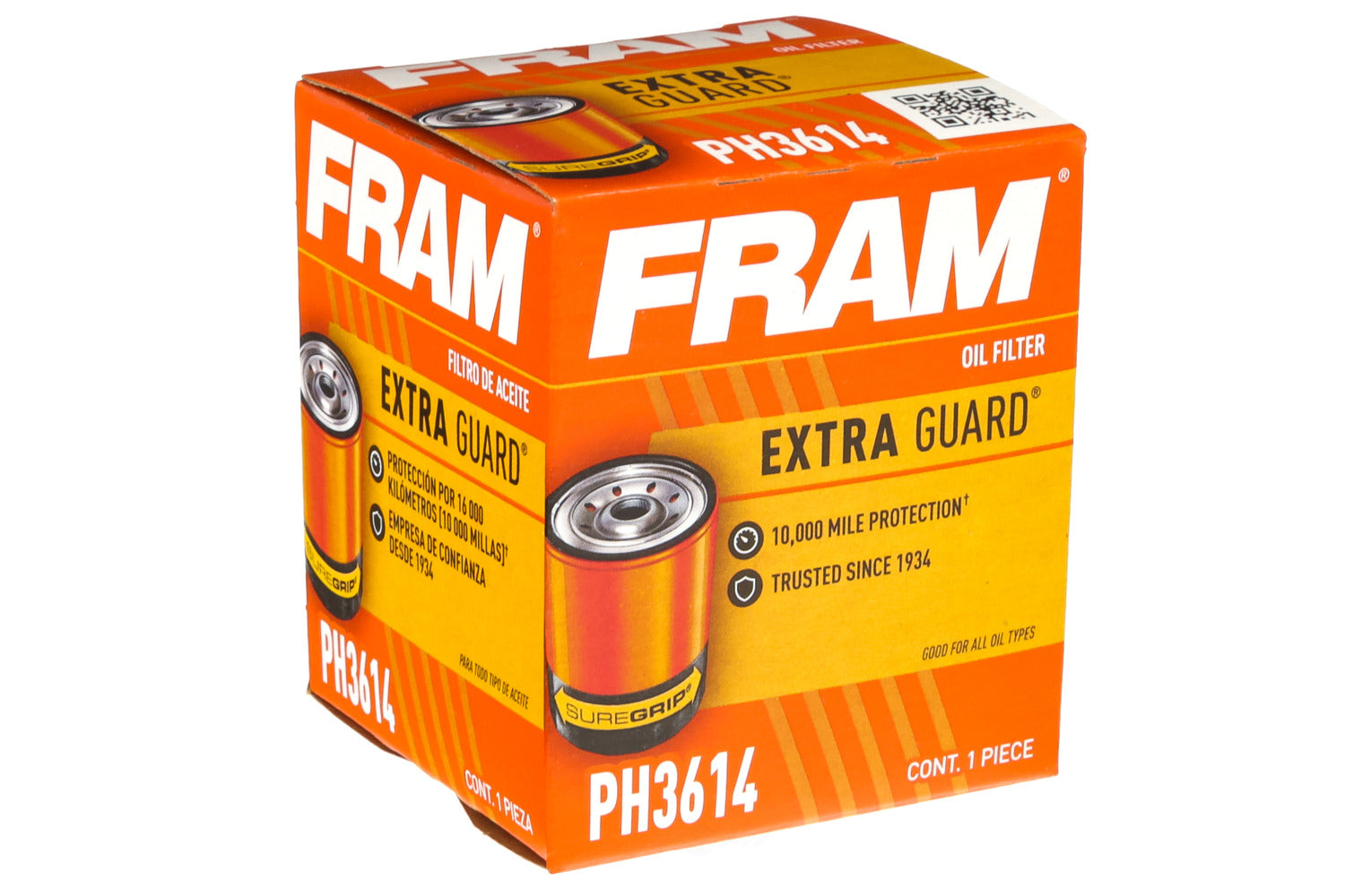 PH3614 FRAM Extra Guard Oil Filter — Partsource