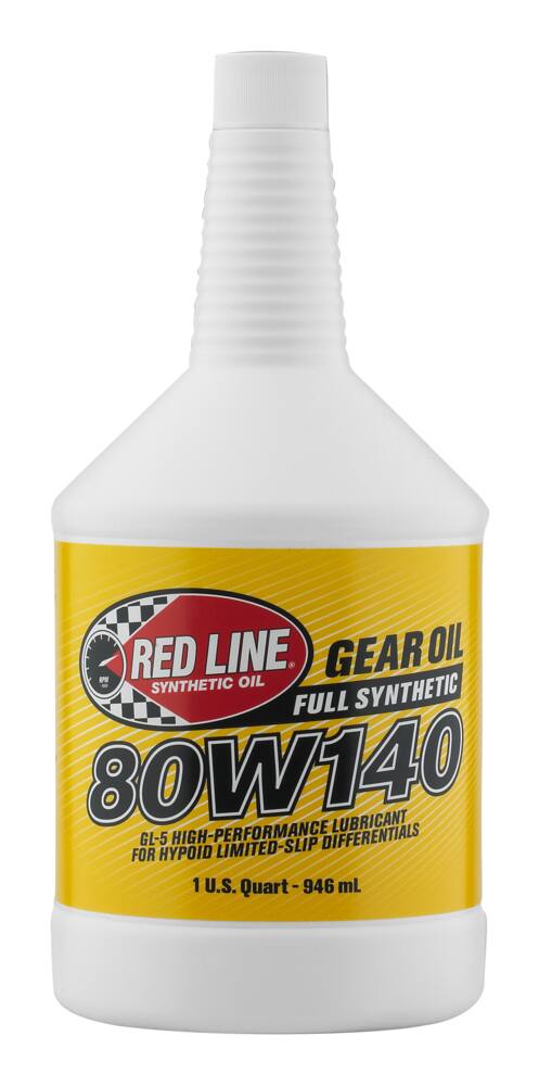 58104 Red Line GL5 Synthetic Differentials Gear Oil, 946mL